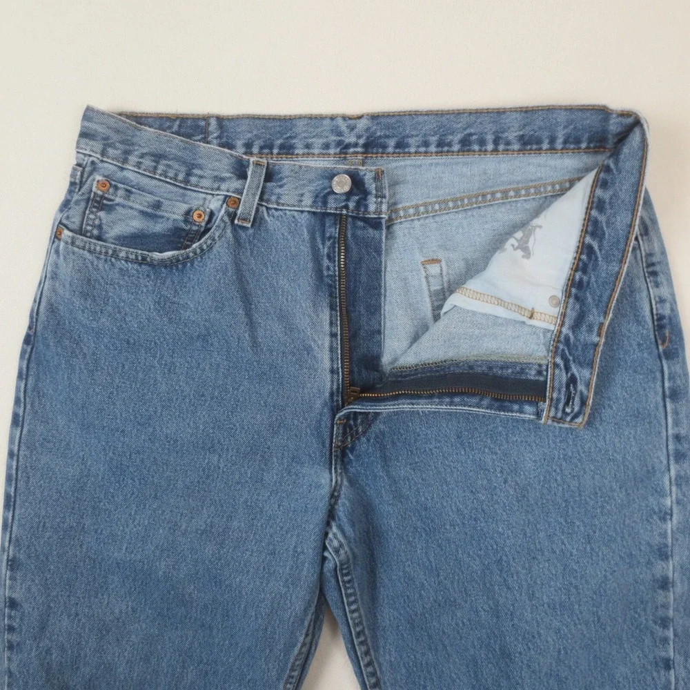 Levis Jeans Mens‎ 36x30 Blue 550 Relaxed Fit Tapered Leg Denim Workwear